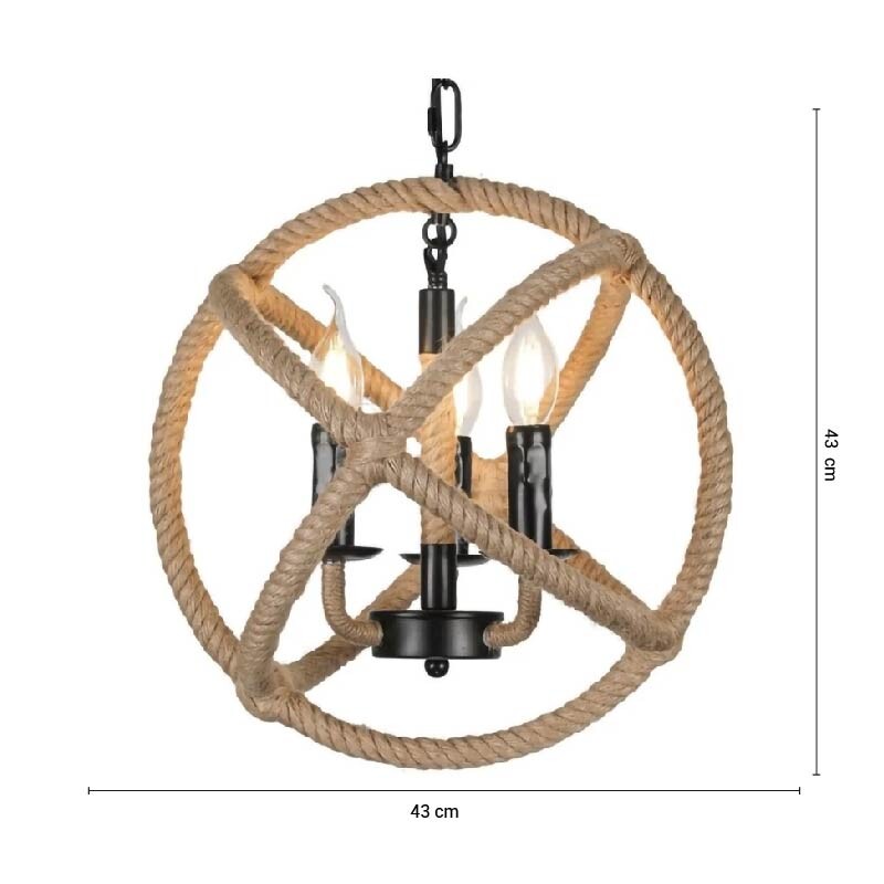 Lampara Colgante de techo Bohr Lampara Colgante Bohr ø 43 cm