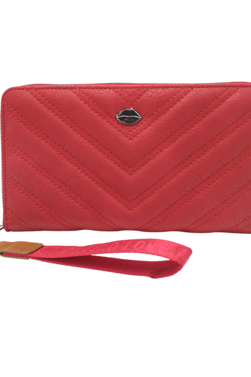 Billetera Las Oreiro Rojo