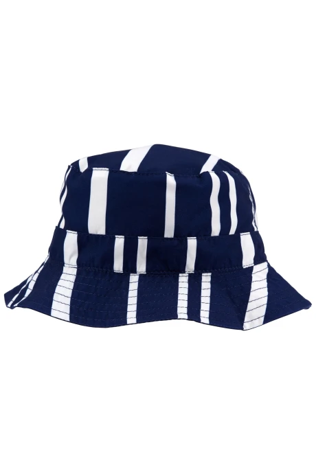 Gorro reversible de algodón con protección UPF 50+ diseño a rayas Gorro reversible de algodón con protección UPF 50+ diseño a rayas