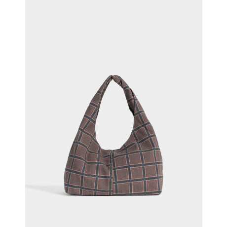 Cartera Saca Cuadrillé Estampado Escoces