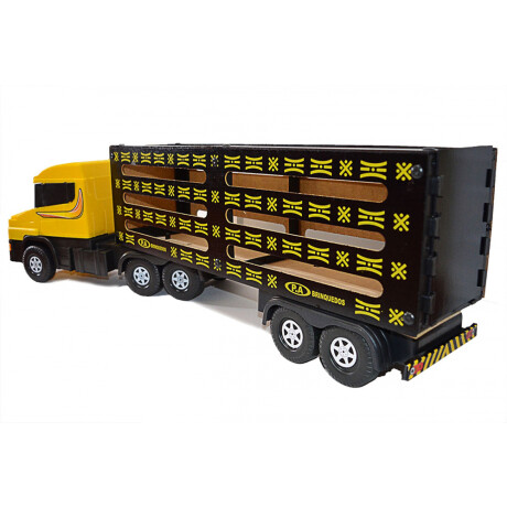 CAMION P.A. BRINQUEDOS TRANSPORTE ANIMALES PLASTICO Y MADERA 84CM LARGO CAMION P.A. BRINQUEDOS TRANSPORTE ANIMALES PLASTICO Y MADERA 84CM LARGO