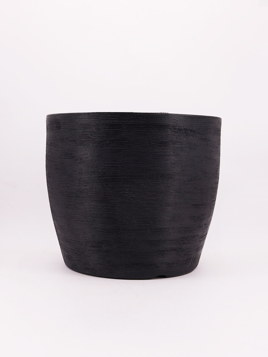 MACETERO REDONDO PRETO - NEGRO 