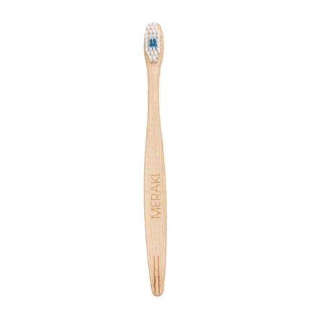 Cepillo De Bambú Medio Para Adulto Azul Unica