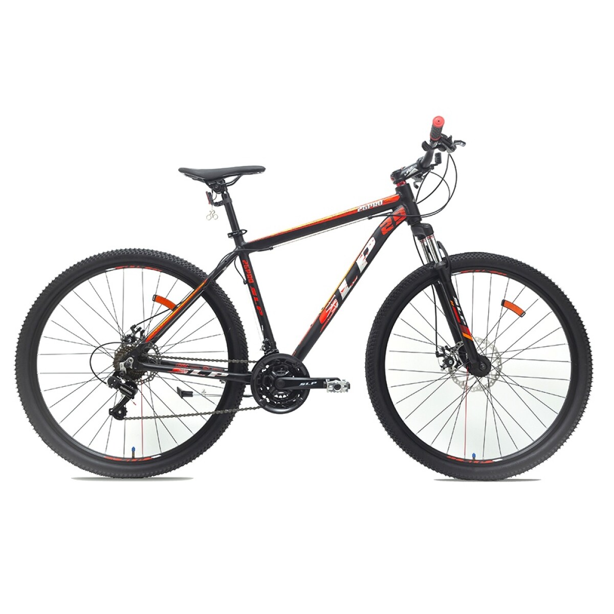 Bicicleta Montaña Rod 29 SLP 25 PRO Aluminio 21 Velocidades - Negro/gris/naranja 