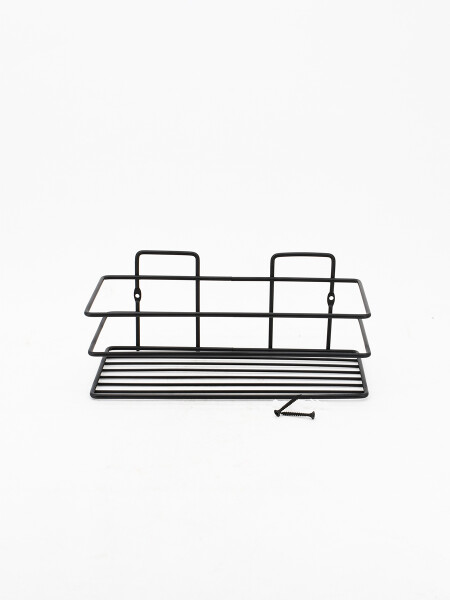 ESTANTE ORGANIZADOR DE METAL NEGRO