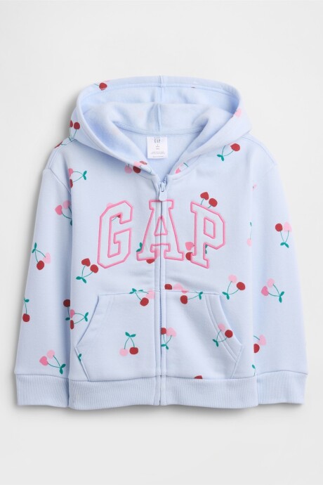 Canguro Con Cierre Logo Gap Toddler Niña Serene Blue