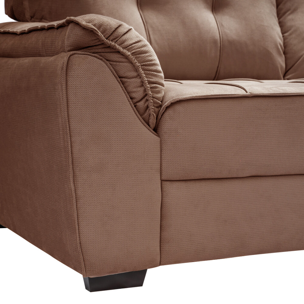 Sillón 3 Cuerpos Montana - Alcohol clean Marron