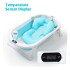 Baño Plegable Termómetro + Colchón Bebé Baby Antideslizante Color Variante Celeste