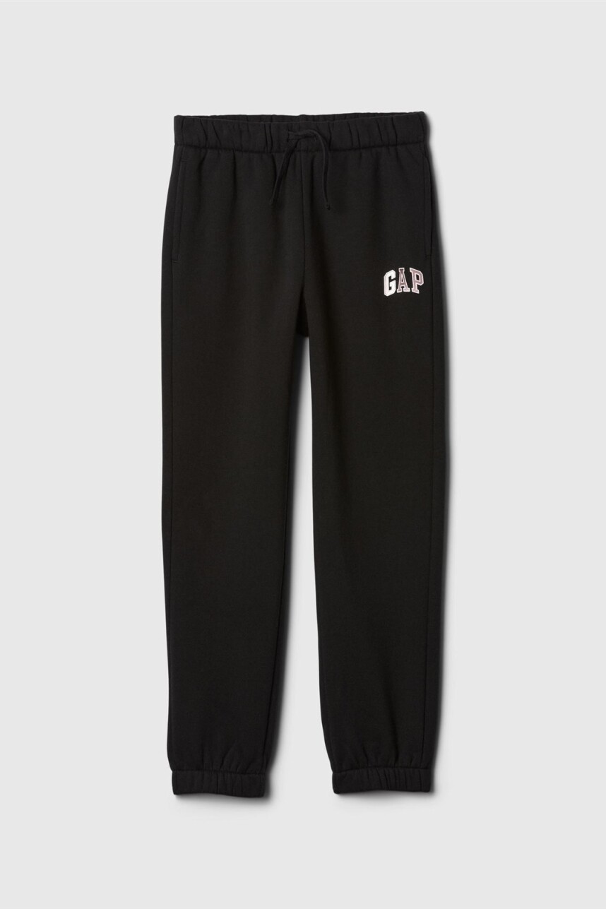 Pantalon Deportivo Logo Gap Niña True Black