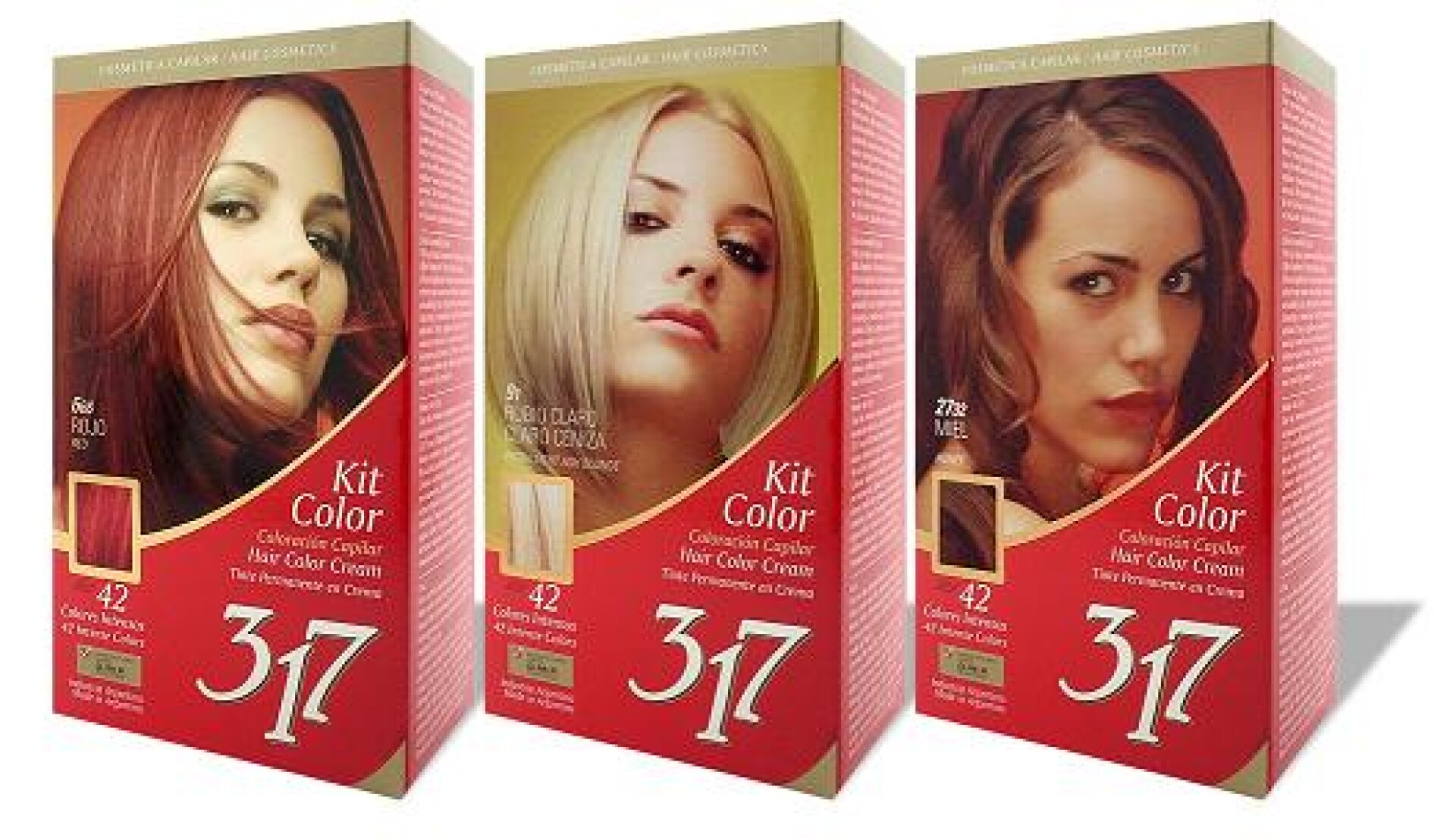 TINTA KIT 317 ROJO CLARO 7.66 