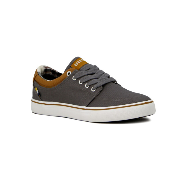 Country Zapato Casual Acordonado- Gris Gris