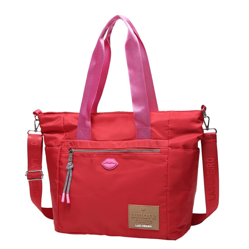 Cartera Las Oreiro Amore Rouge Rojo - Rosado