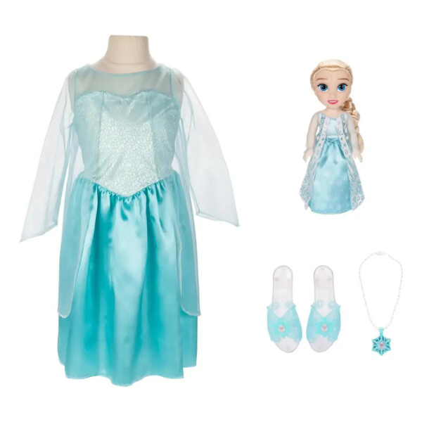 Muñeca Frozen Elsa Con Vestido Y Accesorios Disney 51582 MUÑECA FROZEN ELSA C/VESTIDO 51582