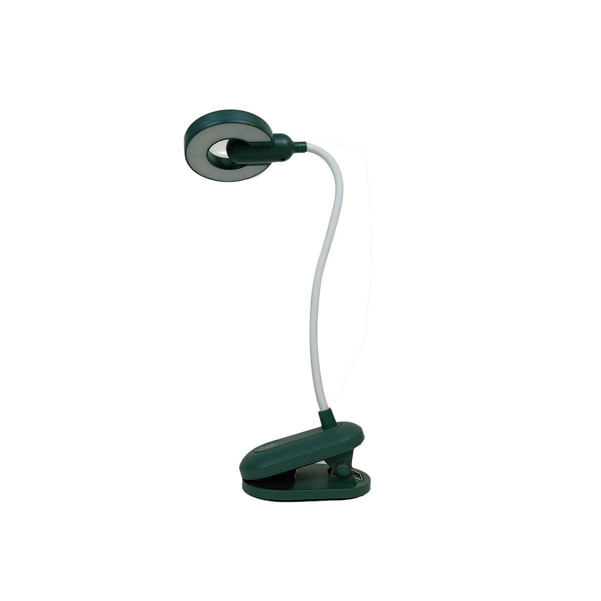 Lámpara Veladora Articulada Con Base Pinza - Verde 