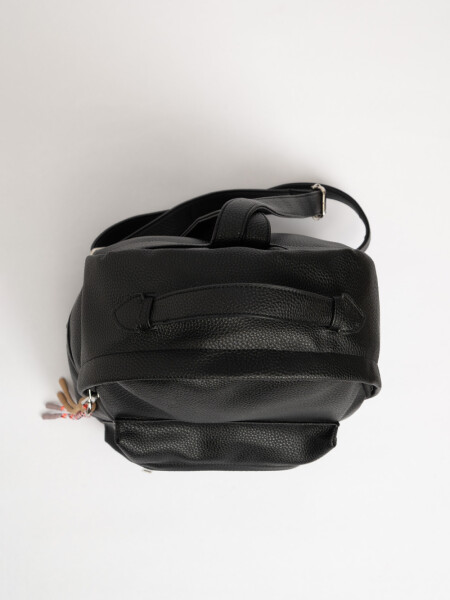 Mochila con llavero Negro