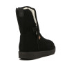 Moleca Bota Gamuza Negro-blanco
