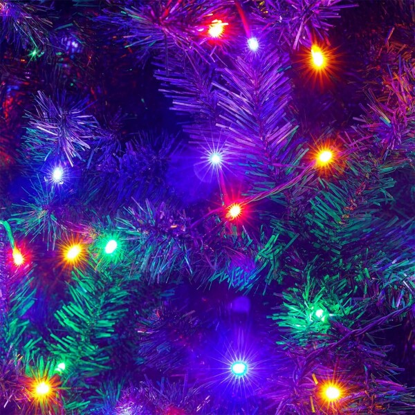 Árbol Navidad Verde Luces Smart Led Base Metal Premium 150cm Color Verde Multicolor