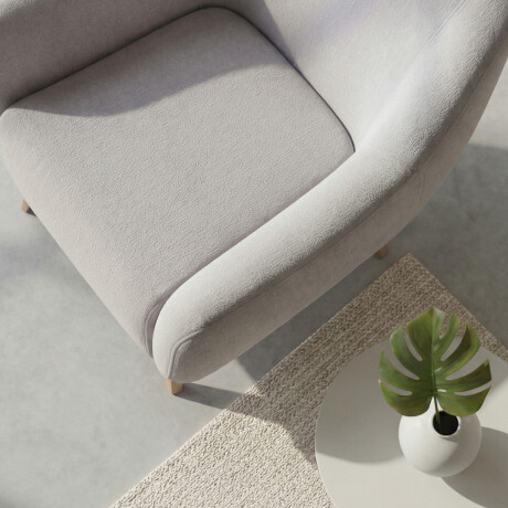 Butaca Paula - Tela Microfibra C51 (Castaño)