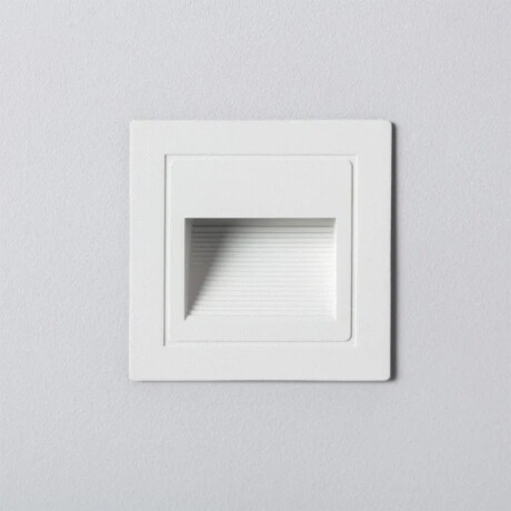 LUMINARIA TRENTO LUX CUBO DE EMBUTIR PARA ESCALERA - 3W Luminaria de Escalera Trento LUX 3W Blanco