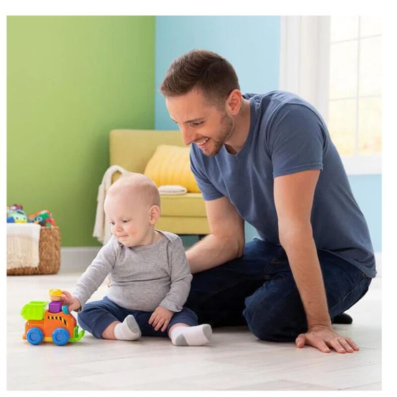 Camión volqueta Press & Go Lamaze Camión volqueta Press & Go Lamaze