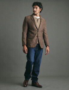 110600 SACO HARRINGTON LABEL Marron