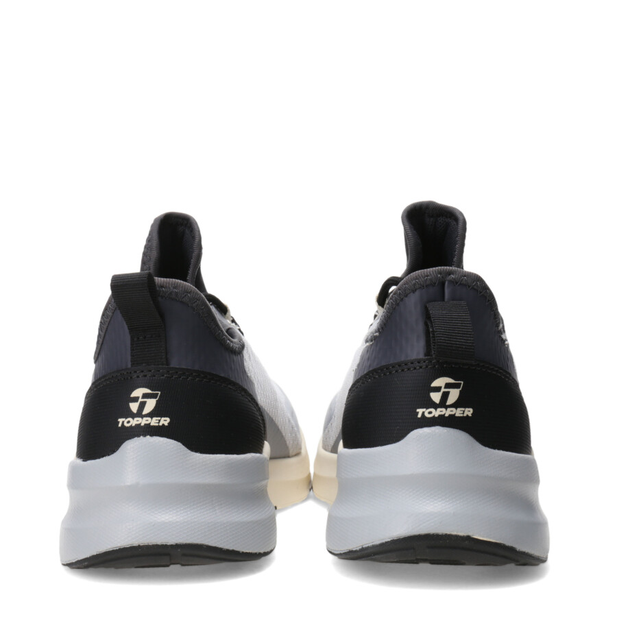 Championes de Mujer Topper Squat Ii Gris - Negro