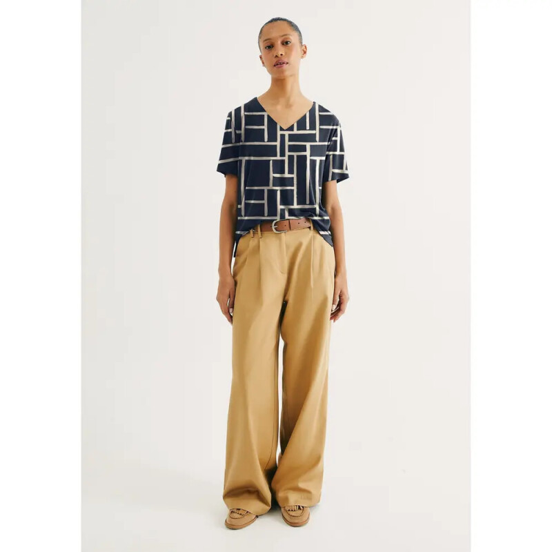 BLUSA MM FEM AZUL ESCURO