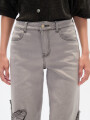 Pantalon Zeballa Gris Claro