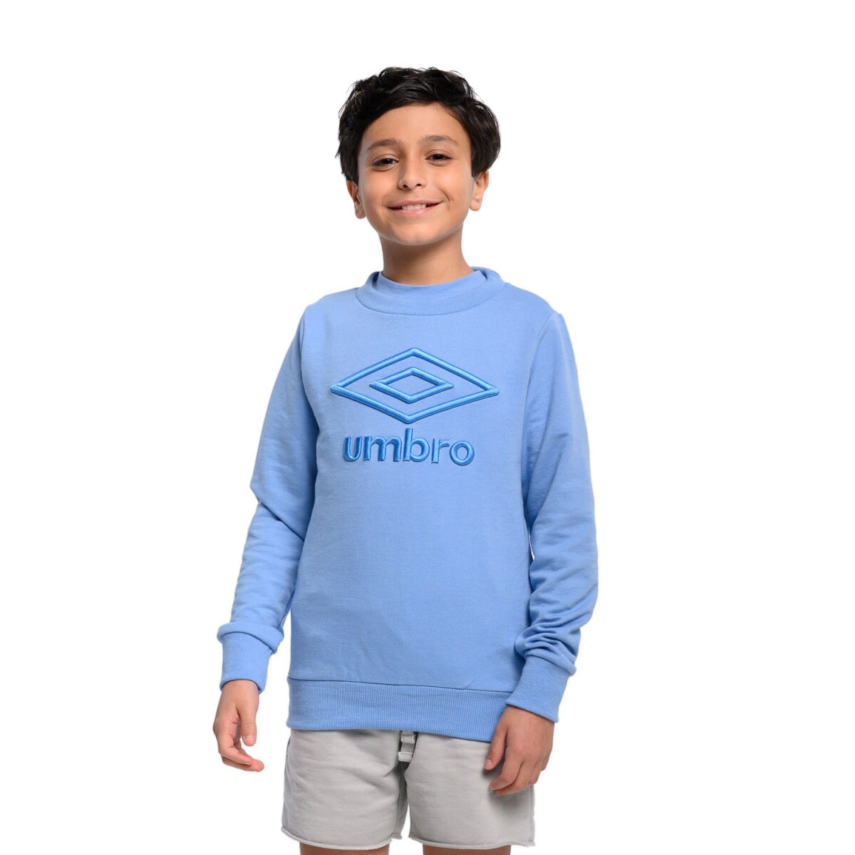 Buzo Infantil Umbro Puffer - Celeste - Azul Piedra 
