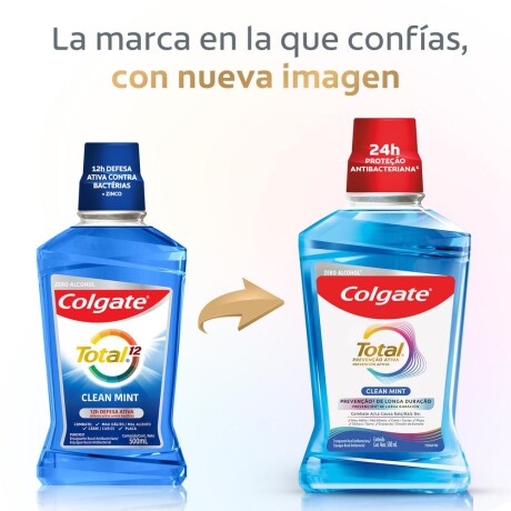 Enjuague Bucal Colgate Total 12 Clean Mint 60ml Enjuague Bucal Colgate Total 12 Clean Mint 60ml