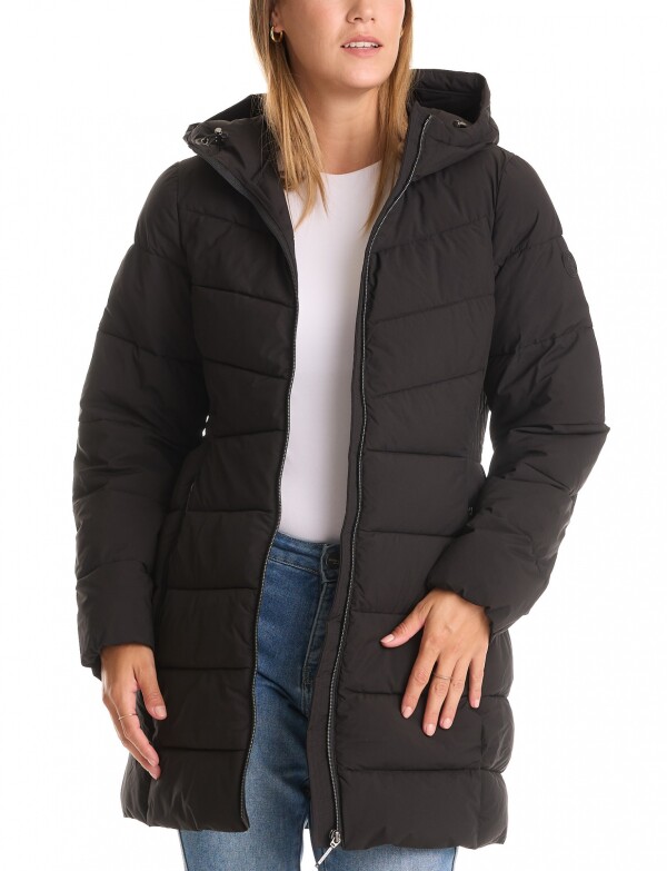 Campera Abrigo Puffe NEGRO
