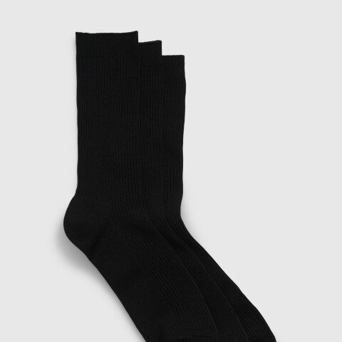 V-BASIC CREW 3PK TRUE BLACK V2