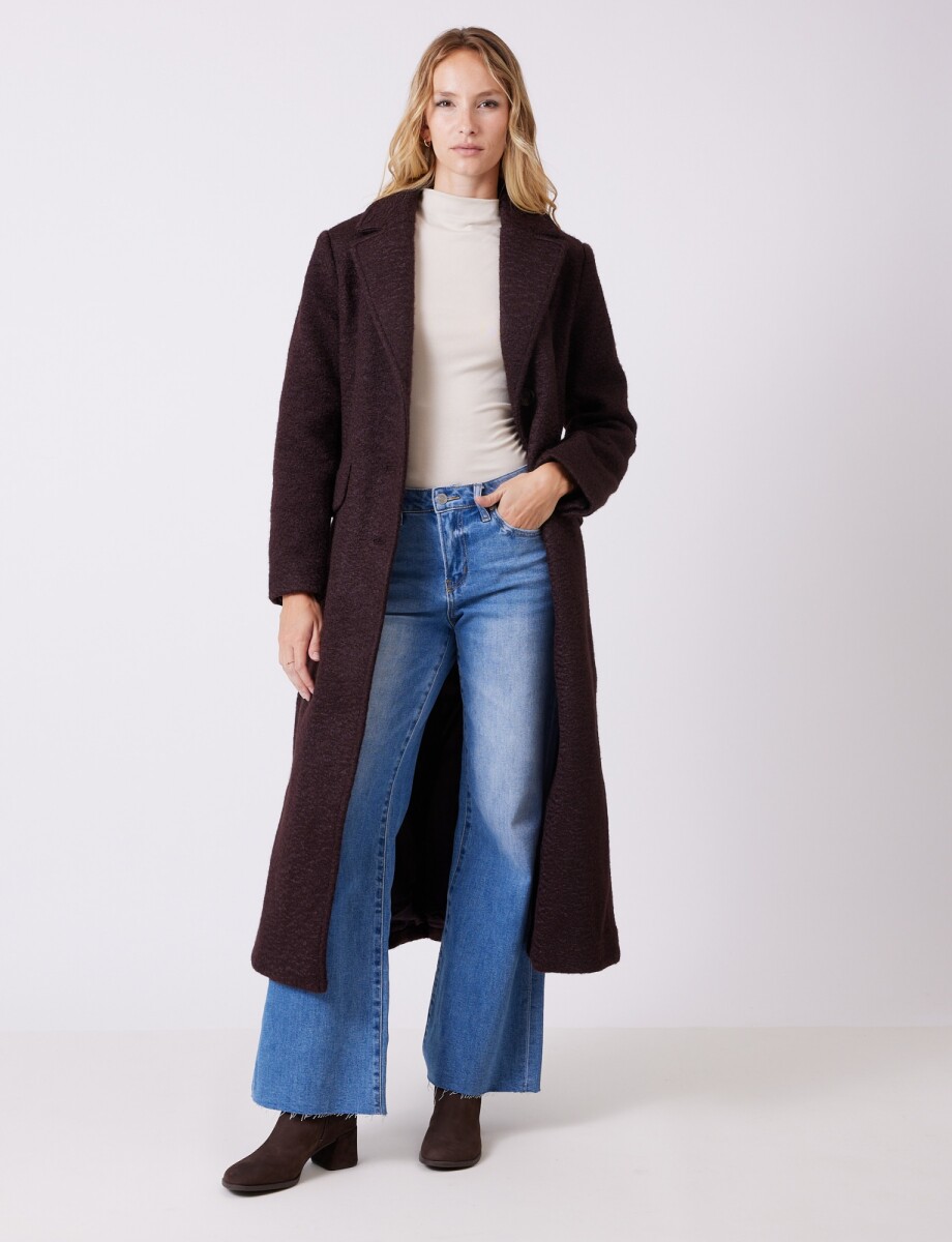 Tapado Largo Boucle - Marron 