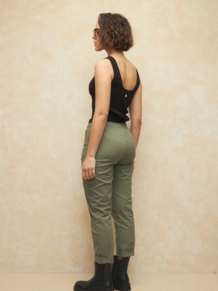 PANTALON ALLIE KRUNCH VERDE