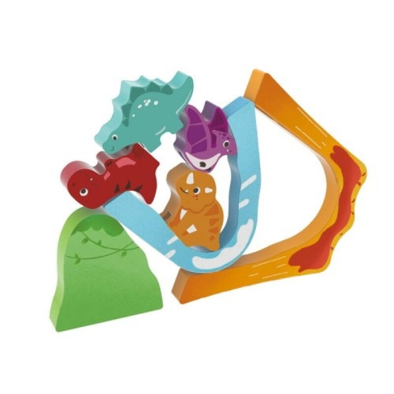 Juego de cubos de tren de dinosaurios Juego de cubos de tren de dinosaurios