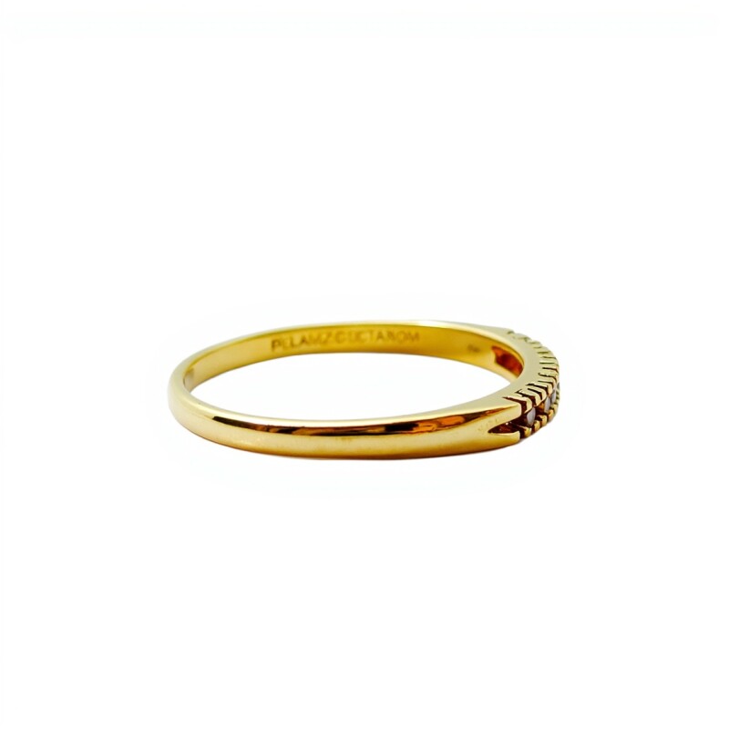 Anillo Vera-Oro Bajo-Piedra Rubi-AN8139 conpiedra