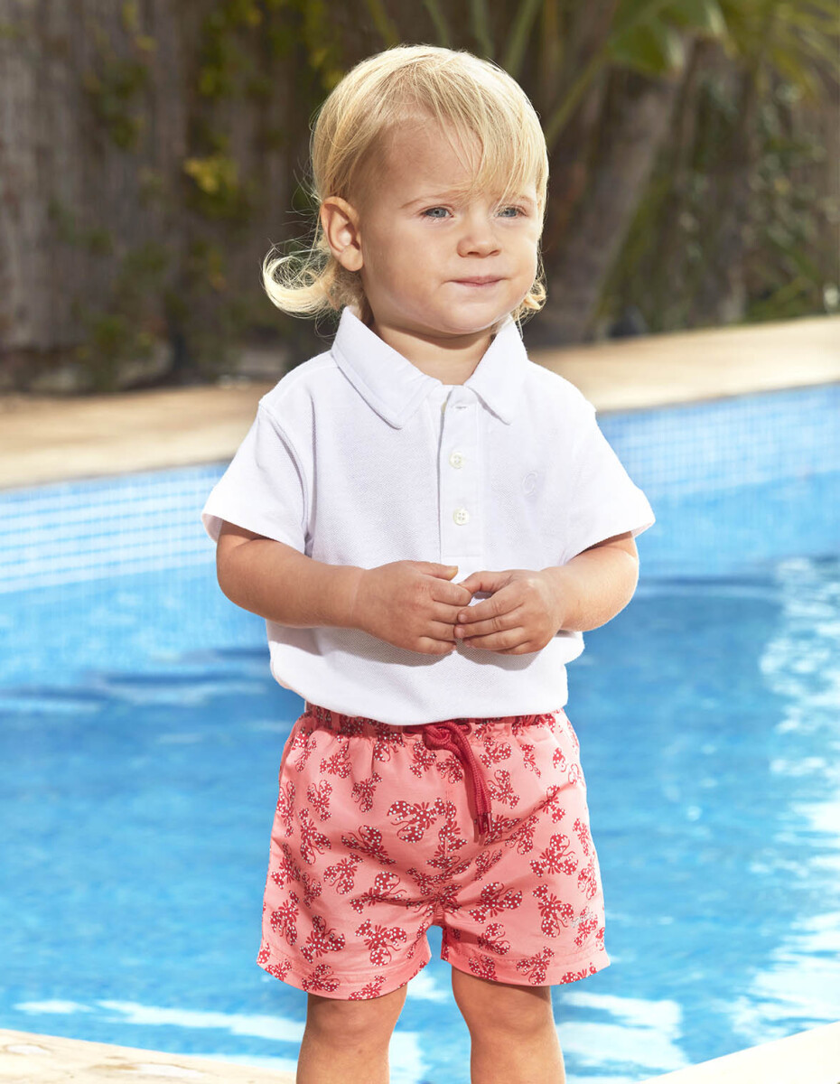 Bañador Estampado Langosta - Rosa 
