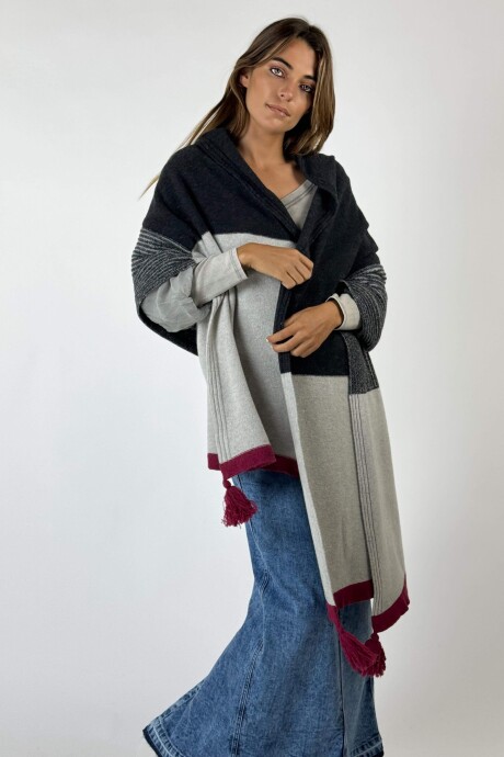 PASHMINA AURORA Gris