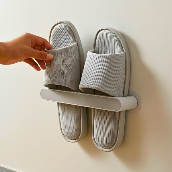 Barra Organizador Calzado Toallero Multifuncion Chico Variante Blanco Chico