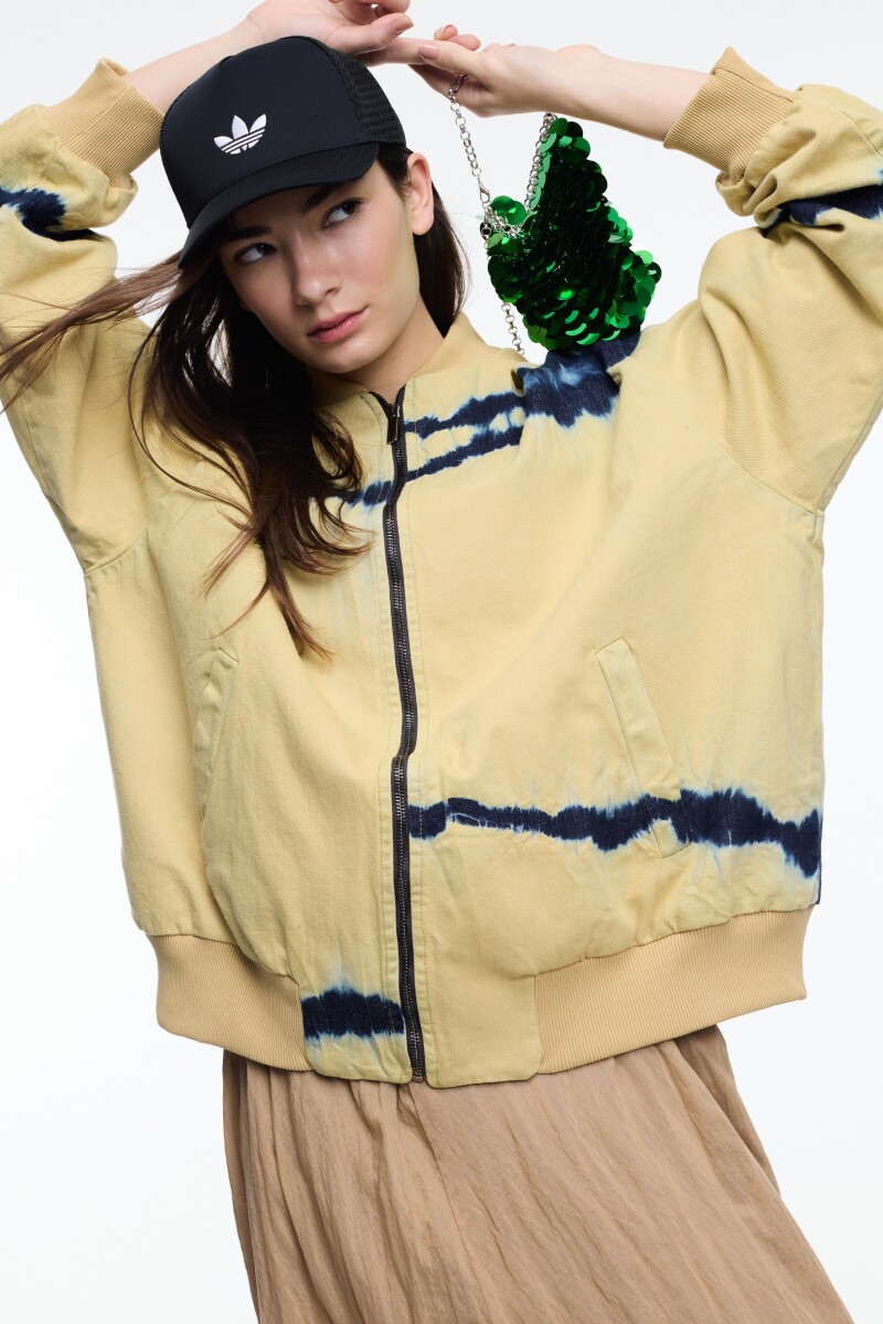 Campera bomber Beige