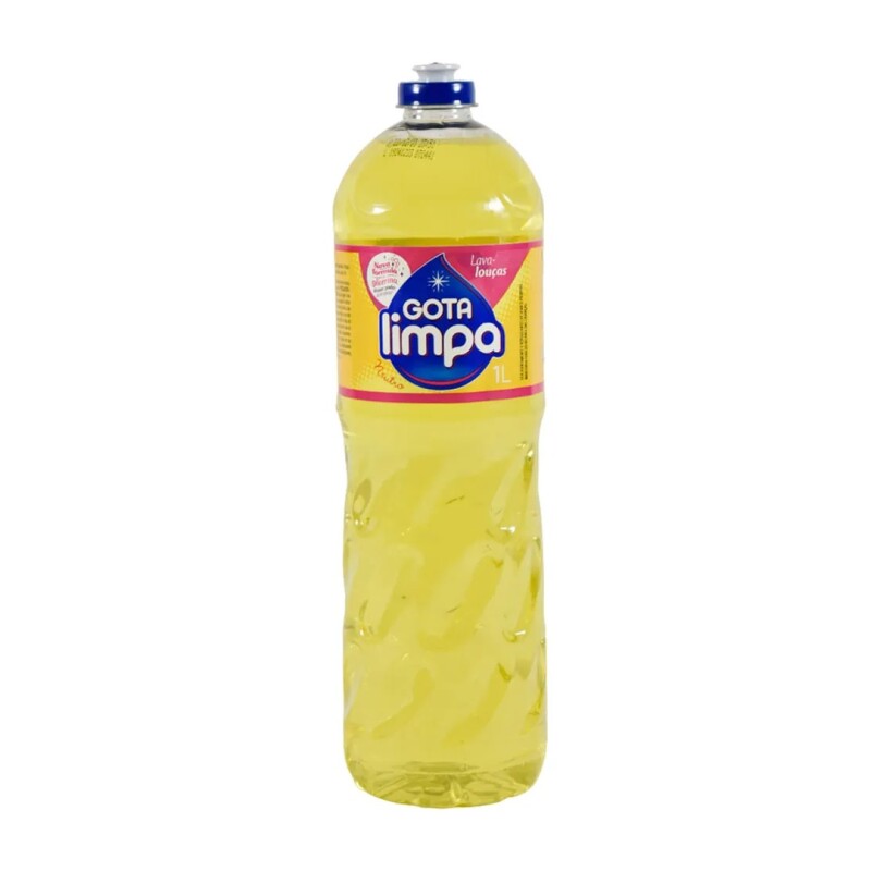 DETERGENTE GOTA LIMPA NEUTRO 1LT Detergente Gota Limpa Neutro 1lt