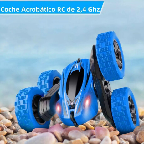 Auto a Control Remoto Acrobatico Stunt Car 4x4 360° Azul