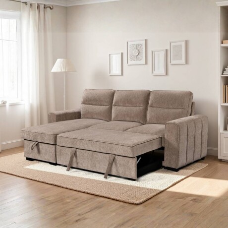 Rinconera Saona - Chaise intercambiable - Tela Microfibra 410 (Tostado)