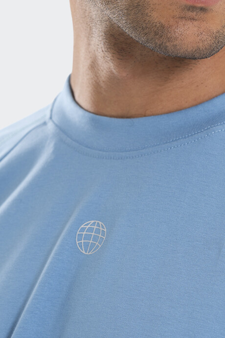 Remera Pulau Being Azul