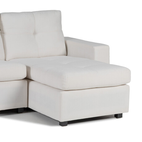 Rinconera Sensa - Tela Microfibra - Chaise derecho TC1012 (Marfil)
