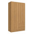 Placard Ropero Armario Astro 4 Puertas 2 Cajones MARRON