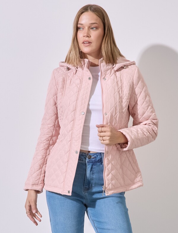 Campera Capitoneada ROSA