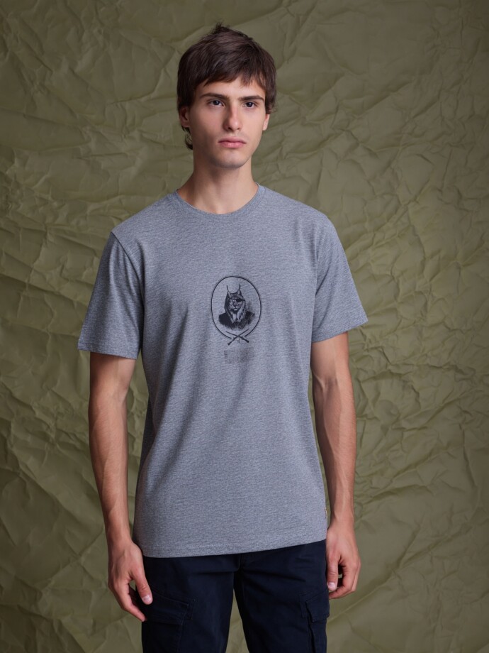 T-SHIRT CORSARIO GRIS MELANGE