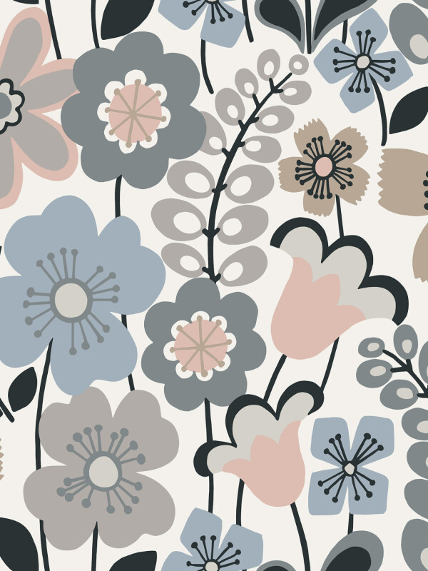 COLECCIÓN BLUEBELL - PIPER LIGHT BLUE FLORAL - N/A