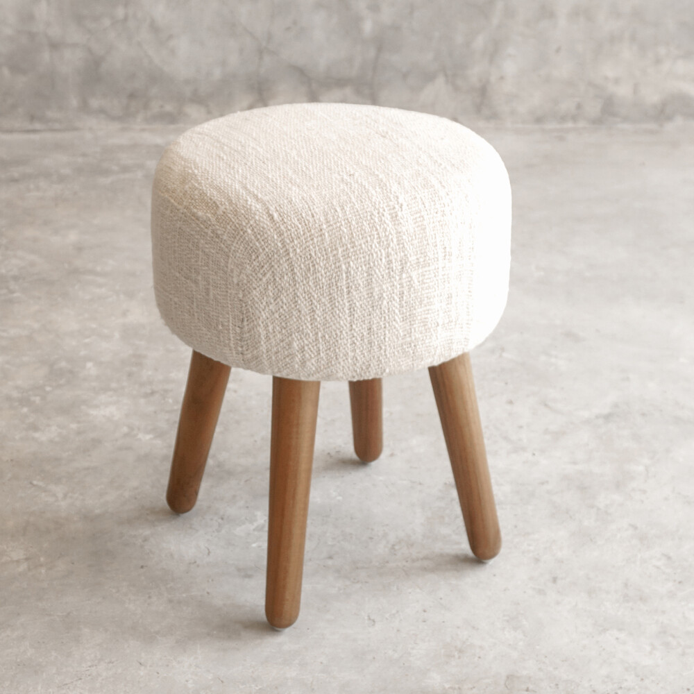 BANCO MADERA-Y-TELA BLANCO CAKE BCO/NAT